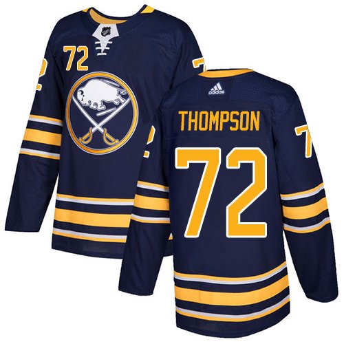 Buffalo Sabres #72 Tage Thompson Navy Home Jersey