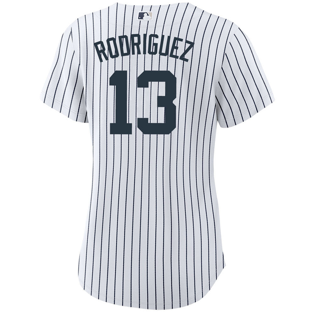 Women's New York Yankees Alex Rodriguez Replica Home Jersey - White